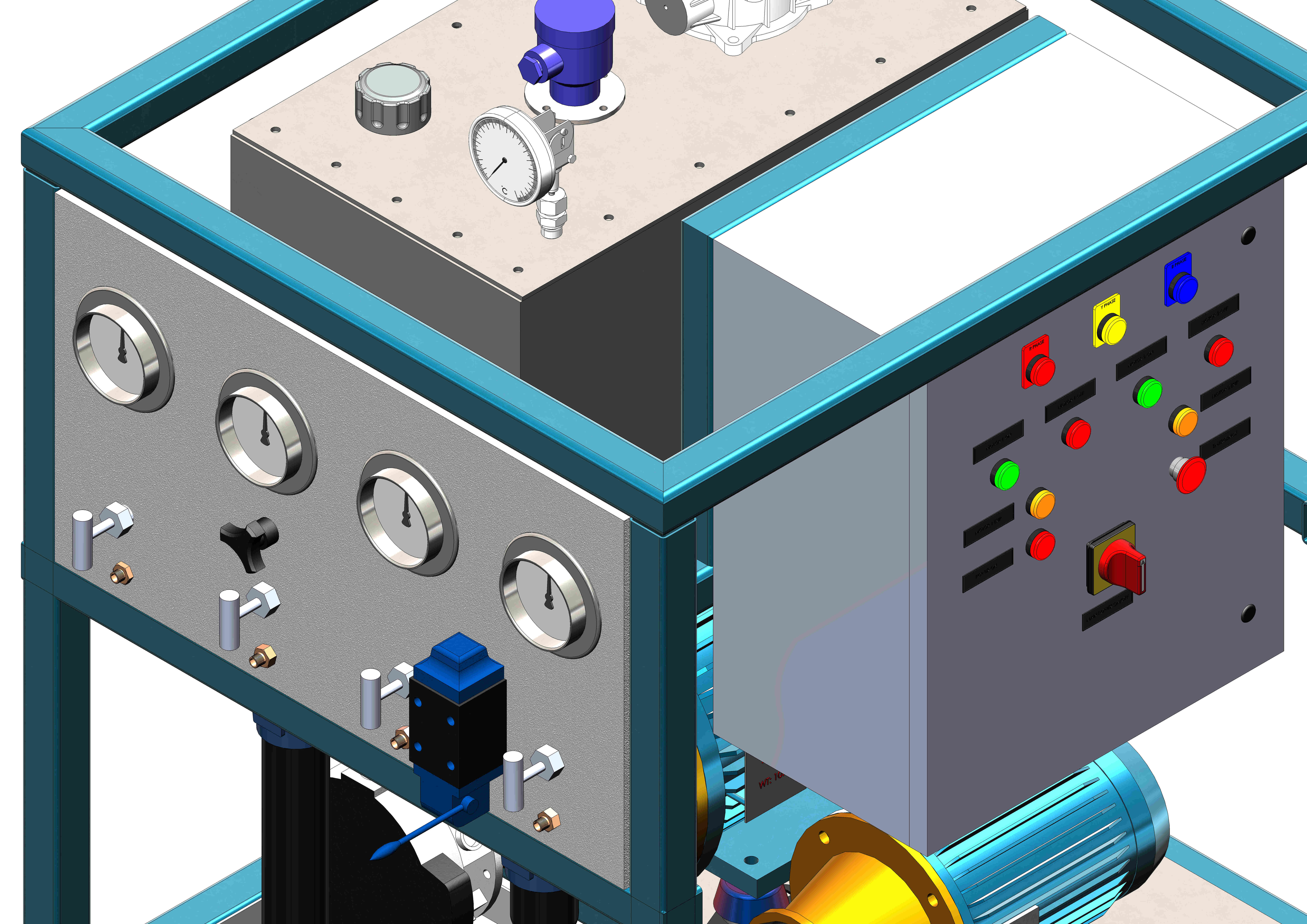 9.3KW发电机模型